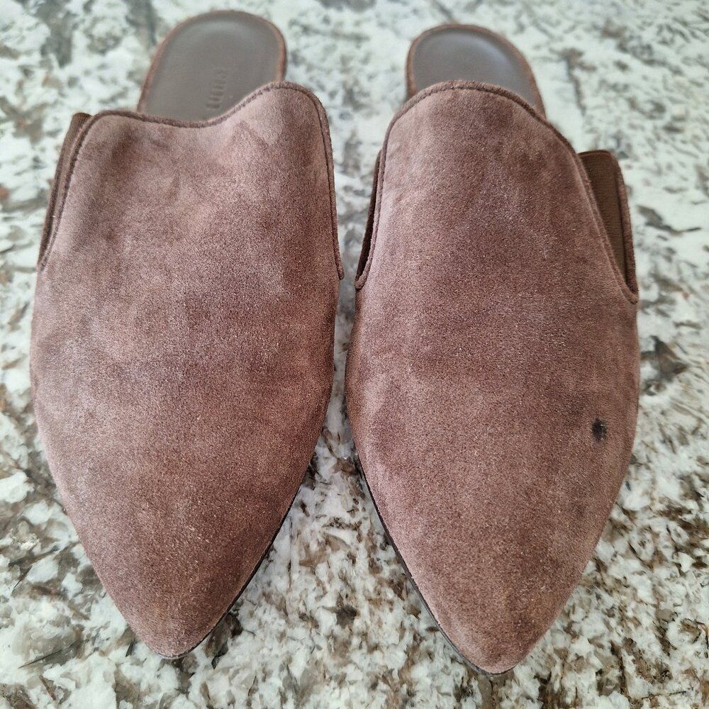 Jenni Kayne Suede Mules in Espresso Women's Size 35 Brown Suede Mules